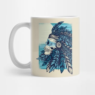 Native Skull Design Mug